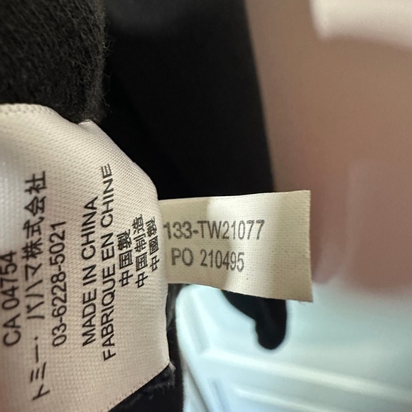 Tommy Bahama Black Aruba Full Zip Jacket Angle Pocket Womens Medium Cotton Blend - Picture 5 of 6